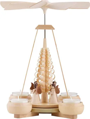 Produktbild von 1-stöckige Pyramide Engel (24cm) von Müller Kleinkunst