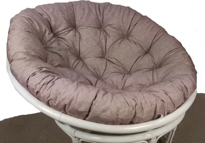 Produktbild von Premium Papasan Polster / Kissen / Auflage D 110 cm Col. Boheme Bordeaux