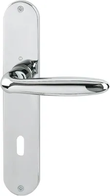 Produktbild von HOPPE Langschild-Garnitur Verona Messing verchromt M151/302 - 6375380