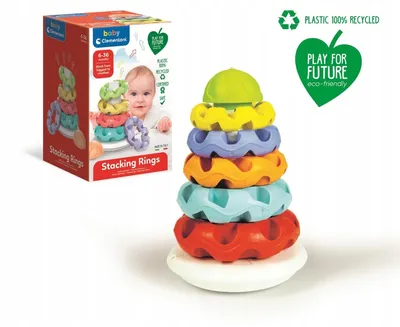 Produktbild von Clementoni Bunte Steckturm Lernspielzeug für Kinder