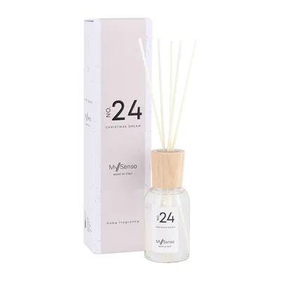 Produktbild von Diffuser Premium 100 ml N°24 Christmas Dream, My Senso, Raumduft, inkl. 5 Faserstäbchen, Duftstäbchen