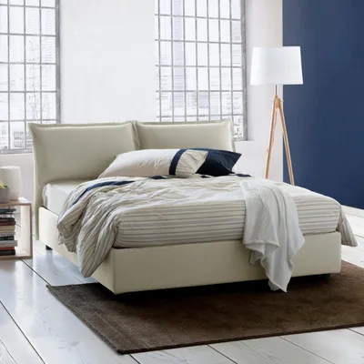 Imagen del producto de Aris - Cama doble, Beige, Desenfundable, Hecho en Italia
