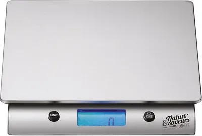 Immagine prodotto di Bilancia da cucina elettronica 10kg - 1g grigia Nature&saveurs NS-BAL.10KG