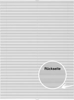 Produktbild von Thermo-Plissee auf Maß für Fenster zum Anschrauben in Glasleiste Farbe: Weiß, Größe: B): 131-140 cm, H): 151-200 cm
