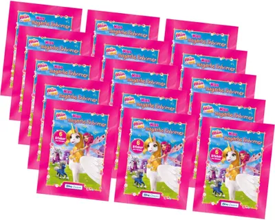 Produktbild von Mia and Me Sticker - Mias magische Einhörner 2023 - 15 Tüten Sammelsticker