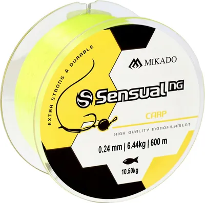 Obrázek produktu pro 600m MIKADO SENSUAL NG CARP FLUO žlutý monofilní vlasec Ø0,26mm / 6,91kg