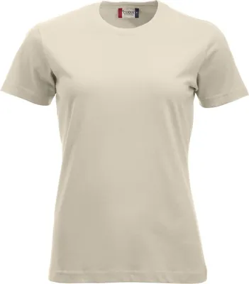 Produktbild von Damen T-Shirt Classic-T Rundstrick mit doppeltem Kragenbündchen Elasthan