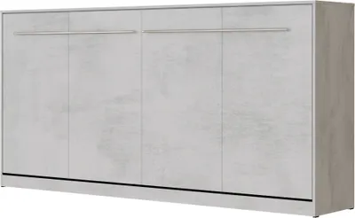 Produktbild von SMARTBett Schrankbett Standard Beton 90 Horizontal