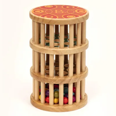 Produktbild von B. toys Rain Rush – hölzerner Regenmacher mit 42 bunten Holzkugeln