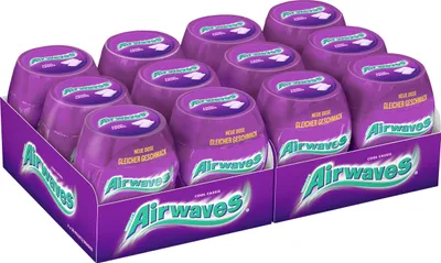 Image de AIRWAVES Boîte de Cool Cassis (2x6)x50 dragées (présentoir - 12 boîtes)