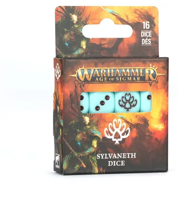 Obrázok produktu pre Games Workshop 92-20, Súprava kociek, svetlo modrá, Čierna, 16 kusov