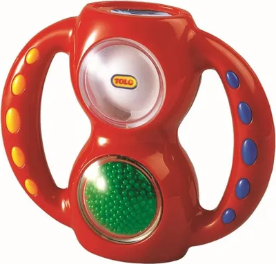 Produktbild von Tolo Rassel Baby Spielzeug magisch bunt Kunststoff