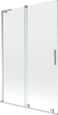 Immagine prodotto di Mexen Velar L paratia da vasca a 2 ante scorrevoli 120 x 150 cm, trasparente, cromo - 896-120-003-01-01