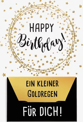 Produktbild von Geldkarte Geburtstag Geldkarte Glückwunschkarte im Format 115x17cm