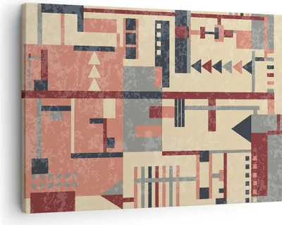 Produktbild von Bild auf Leinwand - Leinwandbild - Abstraktion modern - 70x50cm - Wand Bild - Wanddeko - Wandbilder - Leinwanddruck - Bilder - Kunstdruck - Wanddekoration - Leinwand bilder - Wandkunst - AA70x50-3863