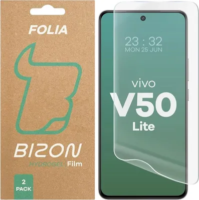 Produktbild von Bizon Glass Hydrogel Front Vivo V50 Lite 4G / Vivo V50 Lite 5G [2 PACK]