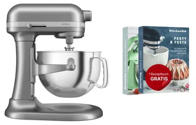 Image de Robot pâtissier multifonction 5.6l 375w argent - Kitchenaid - 5KSM60SPXECU -