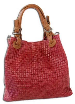 Produktbild von Toscanto Handbags Handtasche, Umhängetasche dunkelrot, bordeaux Leder OTT164HD