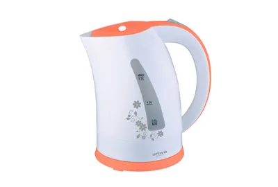 Immagine prodotto di Bollitore elettrico ORAVA - 1,7 L bianco-arancio
