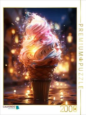 Produktbild von CALVENDO Puzzle Softeis | 2000 Teile Lege-Größe 90x67cm Foto-Puzzle für glückliche Stunden