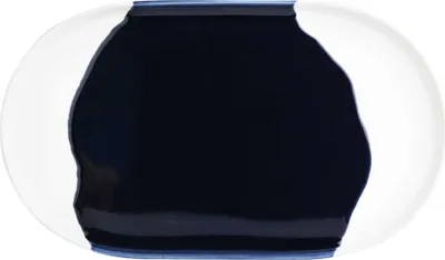 Obrázek produktu pro Porcelánový tác s tmavě modrou glazurou
