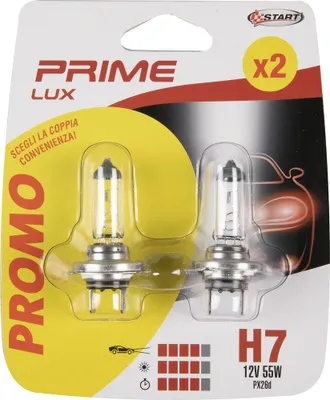 Immagine prodotto di START Coppia di lampadine alogene per auto H7 12V 55W PX26d