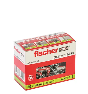 Produktbild von fischer DUOPOWER 5 x 25 S