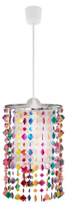 Produktbild von Hängeleuchte, Kristalle, bunt, Durchmesser 22,5 cm
