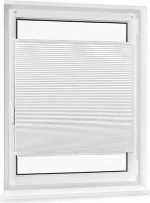 Produktbild von JALOUSIESCOUT Pure Wabenplissee, verdunkelnd, 70 x 90 cm, weiß Thermo ohne Bohren, Sonnen-, Sicht- und Hitzeschutz, für Fenster und Tür, Wärmeregulierung