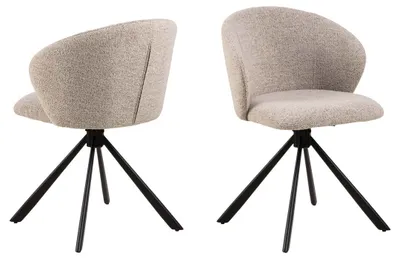 Produktbild von (2er Set) Pippa Esszimmerstuhl beige.