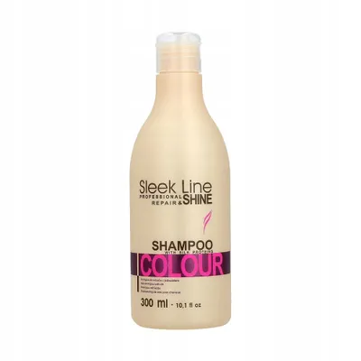 Image de Stapiz Sleek Line Shampooing avec soie, couleur, 300 ml