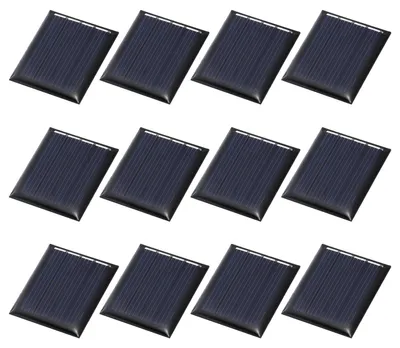 12 Mini-Solarmodule 2 V 0,12 W 60 mA polykristallin