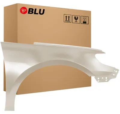 Productafbeelding van BLU Spatbord geschikt voor VW Volkswagen Passat CC LIFT LR7L Rechts Zilver SilberLeaf | 2012-2016 | Voorzijde | Gelakt | Montageklaar