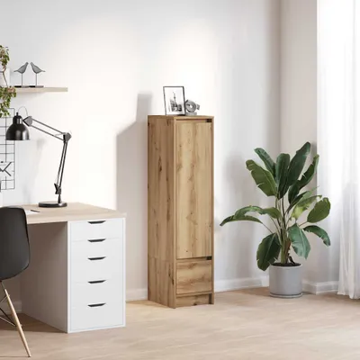 Immagine prodotto di vidaXL Credenza Artisan-oak 29,5x34x119,5 cm Materiale a base di legno