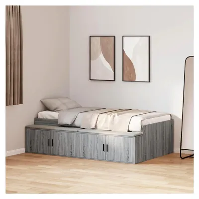Produktbild von Bettgestell Grau Sonoma 75x190 cm
