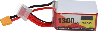 Obrázek produktu pro RC baterie 22.2V 100C 1300mAh 6S Lipo Power s konektorem XT60 pro FPV Drone Quadcopter
