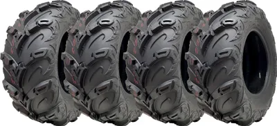 Produktbild von 24x10.00-12 ATV Quad Reifen OBOR Mudsling Tubeless Road Legal 267kgs (4er Set)