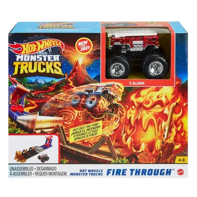 Produktbild von Hot Wheels Monster Trucks Feuer durch
