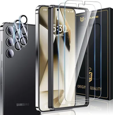 Produktbild von Samsung Galaxy S24 Plus Panzer Schutz Glas 2 Stück - 9H HD Transparent - Kameraschutz