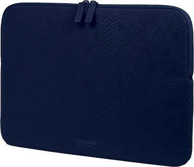 Image de Tucano Boa Housse MacBook Pro/Air/Neo 13"/14" – Intérieur doux et résistant aux rayures – Surface enPolyuréthaneà effet reptile – Système Anti-Glisse® - Bleu