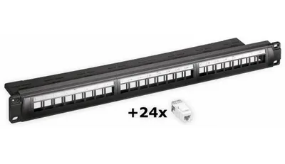 Produktbild von Goobay 95336, IEEE 802.3, IEEE 802.3ab, IEEE 802.3u, 10/100/1000Base-T(X), RJ-45, Cat6, U/UTP (UTP), Schwarz