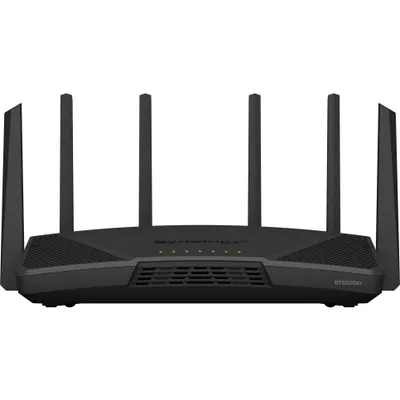 Immagine prodotto di Synology RT6600AX - Router wireless - Switch a 4 porte - GigE, 2,5 GigE - Porte WAN: 2 - 802.11a/b/g/n/ac/ax - Tri-band