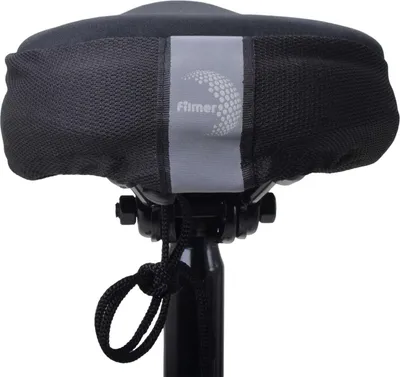 Produktbild von Filmer 47.009 Satteldecke Gel Sport für schmalen Fahrradsattel - schwarz mit Reflex