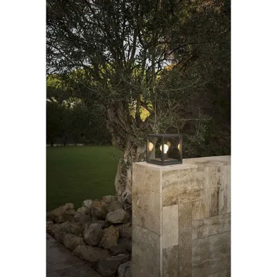Image de Lampe de socle moderne NALA IP54 gris foncé