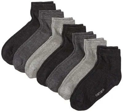 Produktbild von Camano Uni 7er Pack Quarter Socken Ca-Soft aus strapazierfähigem Materialmix