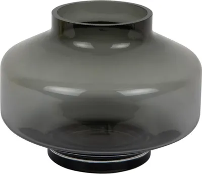 Produktbild von Present Time - Vase Pasmoso - Grau - 22x22x16.5cm