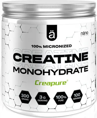 Produktbild von NanoSupps 100% Micronized Creapure (300g) Unflavoured - Kreatin - Creapure