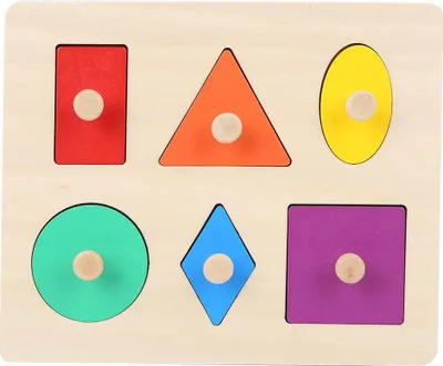 Immagine prodotto di Gioco educativo prescolare in legno per l'apprendimento delle forme geometriche per bambini