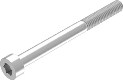 Produktbild von SECCARO Zylinderschraube M4 x 45 mm, Edelstahl V2A VA A2, DIN 912 / ISO 4762, Innensechskant, Teilgewinde, 20 Stück