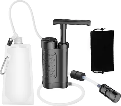 Produktbild von Vodní filtr Outdoor 3000L Přenosný kempingový stolní vodní filtr odstraňuje 0,01 mikronů tlusté viry těžké kovy s úložnou taškou pro venkovní nouzové situace, kempování, turistiku